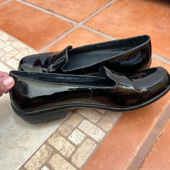 Dansko Black Patent Leather Comfort Clogs Loafers EU 40 US 9-91/2 - Picture 6 of 11